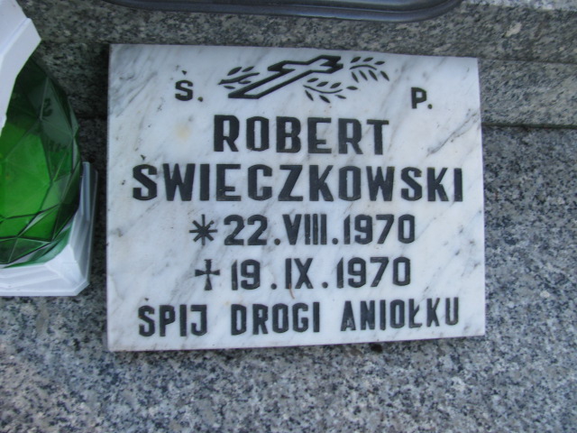 Robert Świeczkowski 1970 Lwówek Śląski - Grobonet - Wyszukiwarka osób pochowanych